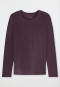 Shirt langarm rundhals pflaume - Mix+Relax