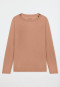 Shirt langarm rundhals rost - Mix+Relax
