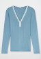 Shirt langarm blaugrau - Revival Agathe
