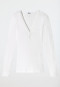 Shirt long-sleeved white - Revival Agathe