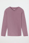 Shirt lange mouwen v-hals lila - Mix+ Relax