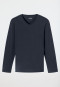 Shirt long-sleeve v-neck midnight blue - Mix+Relax