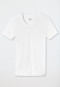 Shirt kurzarm Jersey elastisch rundhals weiß - Long Life Soft