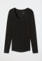 Long-sleeved shirt black - Personal Fit