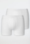 Boxer briefs 2-pack organic cotton white - 95/5