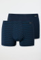 Confezione da 2 pantaloncini in Tactel®, tinta unita, fantasia blu scuro - selected! premium inspiration