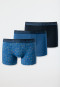 Lot de 3 shorts coton bio rayures sportifs multicolores - 95/5