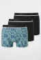 Boxer briefs 3-pack organic cotton solid patterned multicolored - 95/5