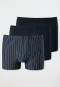 Boxer briefs 3-pack organic cotton solid/striped multicolored - 95/5