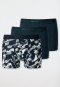Pantaloncini 3 pezzi in cotone organico intrecciato con elastico in vita tinta unita/fantasia multicolore - 95/5