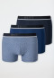 Lot de 3 shorts coton bio tissé ceinture élastique motif uni multicolore - 95/5