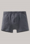Shorts anthrazit-weiß gemustert - Ebony