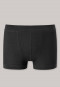 Shorts Doppelripp Organic Cotton schwarz - Retro Rib