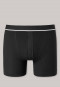 Shorts Doppelripp Organic Cotton schwarz - Retro Rib