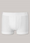 Pantaloncini a doppia costa in cotone biologico, bianco - Retro Rib