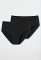 Shorts double rib black - Pure Rib