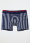 Boxer a righe orizzontali blu scuro-bianco - Original Classics