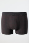 Boxer briefs fine interlock patterned anthracite/red - Fine Interlock