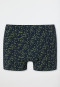 Shorts grafisch gemustert dunkelblau/gelb - Fashion Daywear