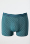 Boxer briefs micro fabric patterned petrol/dark blue - Pure Micro
