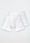 Short met voorsluiting 2-pack wit - Authentic