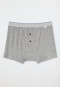 Boxershort met knoopsluiting grijs gemêleerd - Revival Ludwig