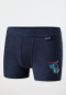 Shorts Modal Softbund Flachrand Dino Pixel dunkelblau - Boys World