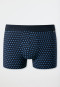 Shorts Organic Cotton gemustert dunkelblau/royal - Fashion Daywear