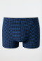 Pantaloncini in cotone biologico con fantasia, blu marino - 95/5