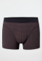 Shorts Organic Cotton patterned red-brown - Comfort Fit