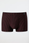 Boxer briefs red-black striped - Long Life Soft