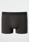 Pantaloncini stretch in cotone biologico con fantasia, color antracite - 95/5