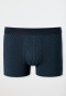 Shorts stretch biologisch katoen met patroon nachtblauw - 95/5