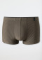 Boxer a righe in tonalità tortora - Long Life Soft