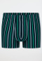 Shorts tiefseegrün gestreift - 95/5