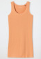 Sleep shirt sleeveless double rib peach - Modern Rib - Natural Dye