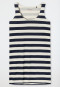 Sleepshirt ärmellos Organic Cotton Ringel nachtblau - Just Stripes