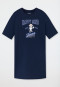 Sleepshirt kurzarm Organic Cotton College Maus nachtblau - Nightwear