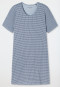 Sleep shirt short-sleeved organic cotton wide A-shape graphic print multicolored - Flared Fit