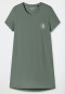 Sleepshirt kurzarm Print jade - Essential Nightwear