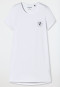 Sleep shirt short-sleeved print white - Essential Nightwear