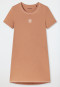 Camicia da notte a maniche corte con fiocco di neve ruggine - Casual Essentials
