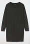 Sleep shirt long-sleeved oversized modal anthracite - Modern Nightwear