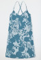 Slaapshirt spaghettibandjes bloemenprint bluebird - Modern Nightwear