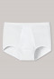 Briefs with fly, fine rib, white - Original Classics