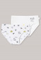 Slip 2-pack muis letters wit - Yellow Mouse