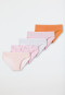 Panties pack of 5 organic cotton soft waistband little bears stripes multicolored - 95/5