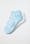 Stay-fresh sneaker socks 2-pack flowers cream/ light blue - Fashion