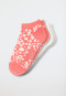 Stay-fresh sneaker socks 2-pack flowers cream/ rosé- Fashion