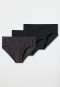 Supermini 3-pack Organic Cotton plain/ringed multi-colored - 95/5